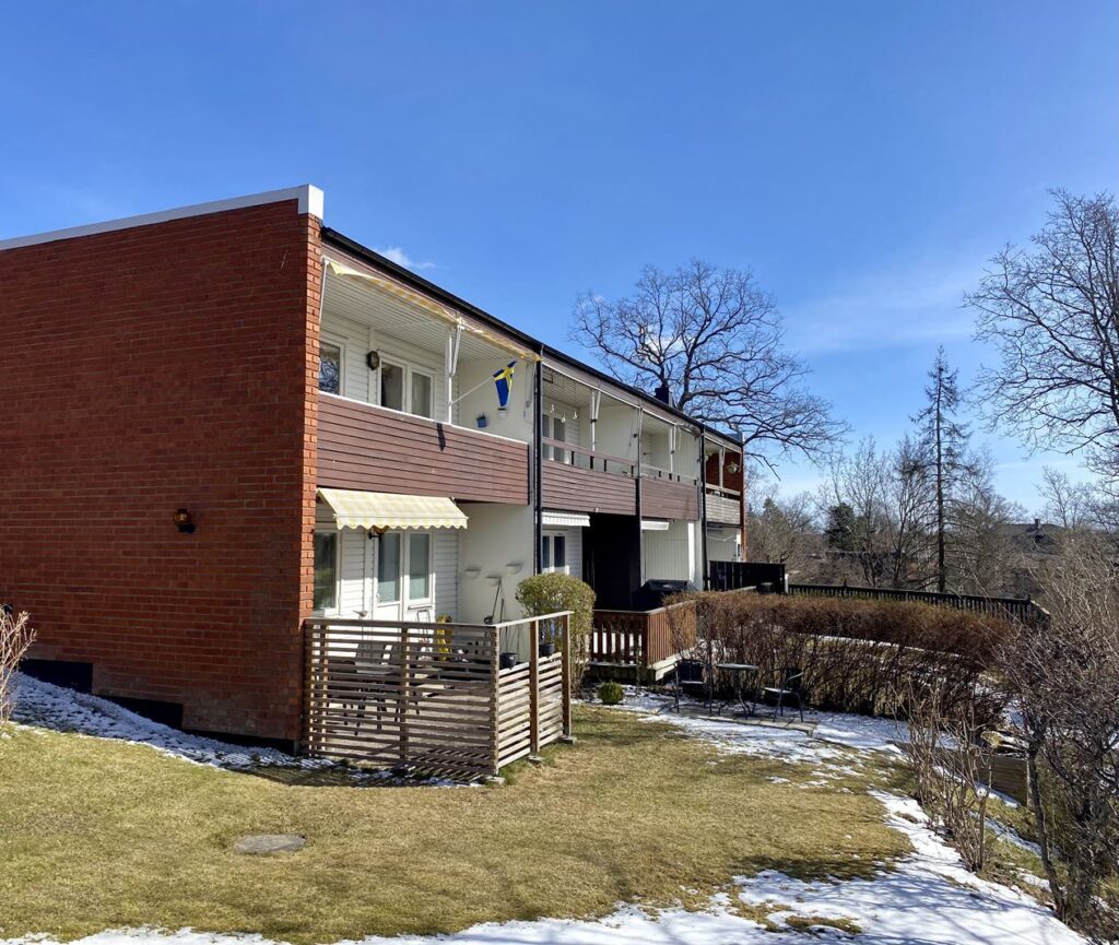 6. Nybyggt cykelforrad BRF Enskede Svemyra