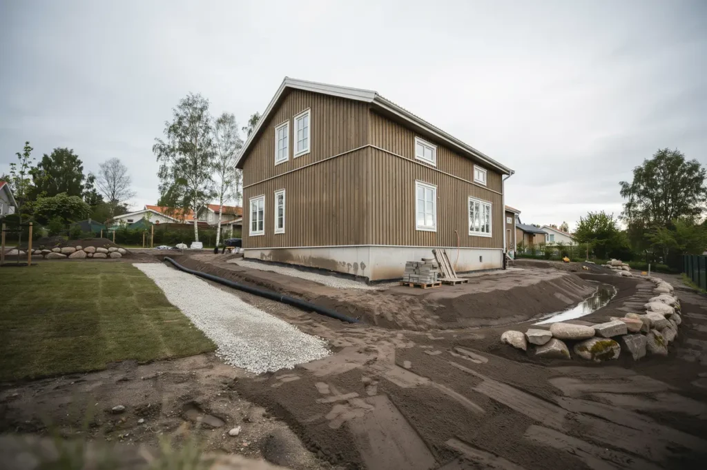 tomtplanering vid nybyggnation smart h jds ttning avvattning och markarbeten f r en h llbar villatomt